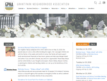 Tablet Screenshot of grantpark.org